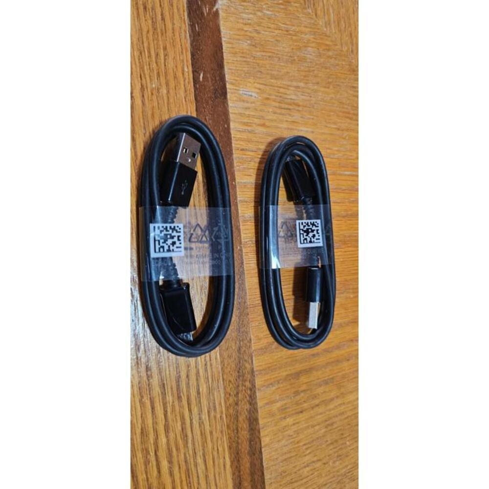 Lot of 2 New GH39-01540A Samsung USB data cable ECB-DU5ABE  black GH39-01578A